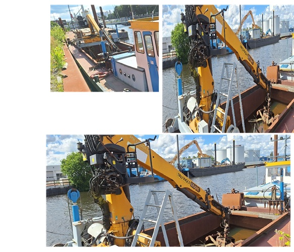 work barge 20 x 450 m